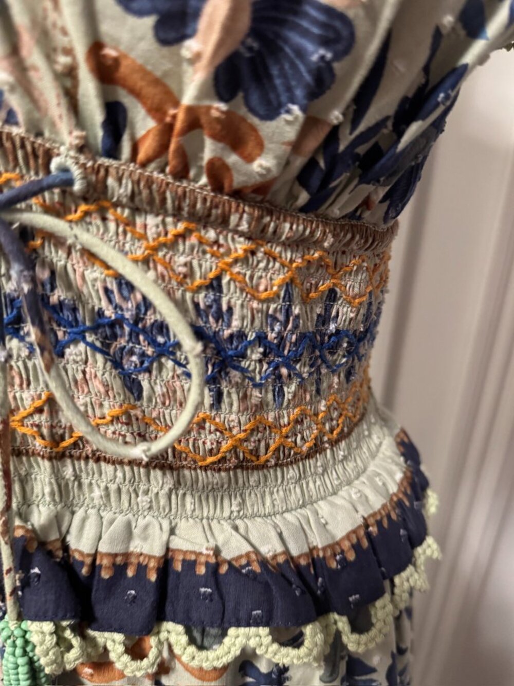FARM Rio Ocean Tapestry Maxi Dress S - Picture 3 of 7